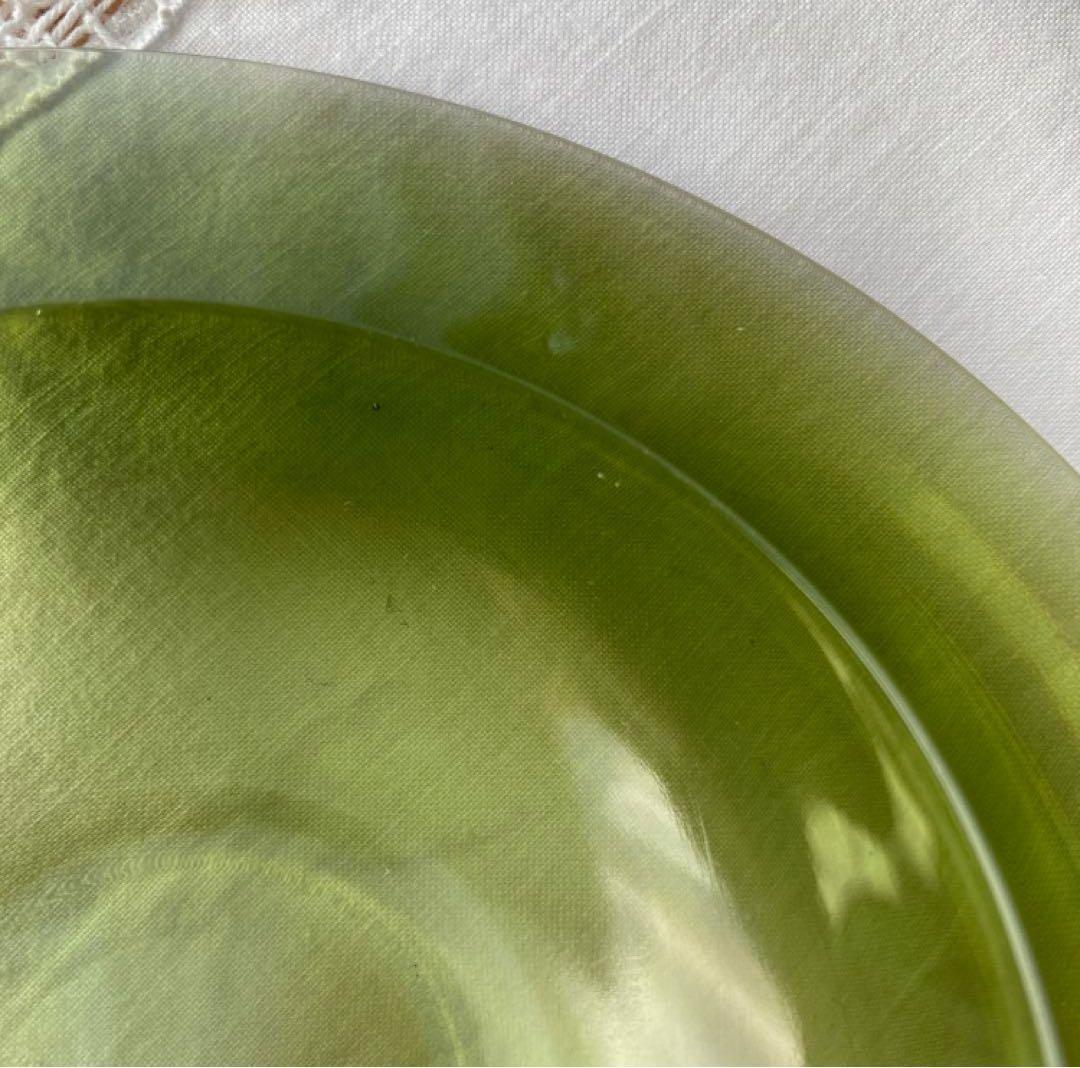 佐々木ガラス 竹内伝治 ガラスボウル 灰皿 2個セット グリーン