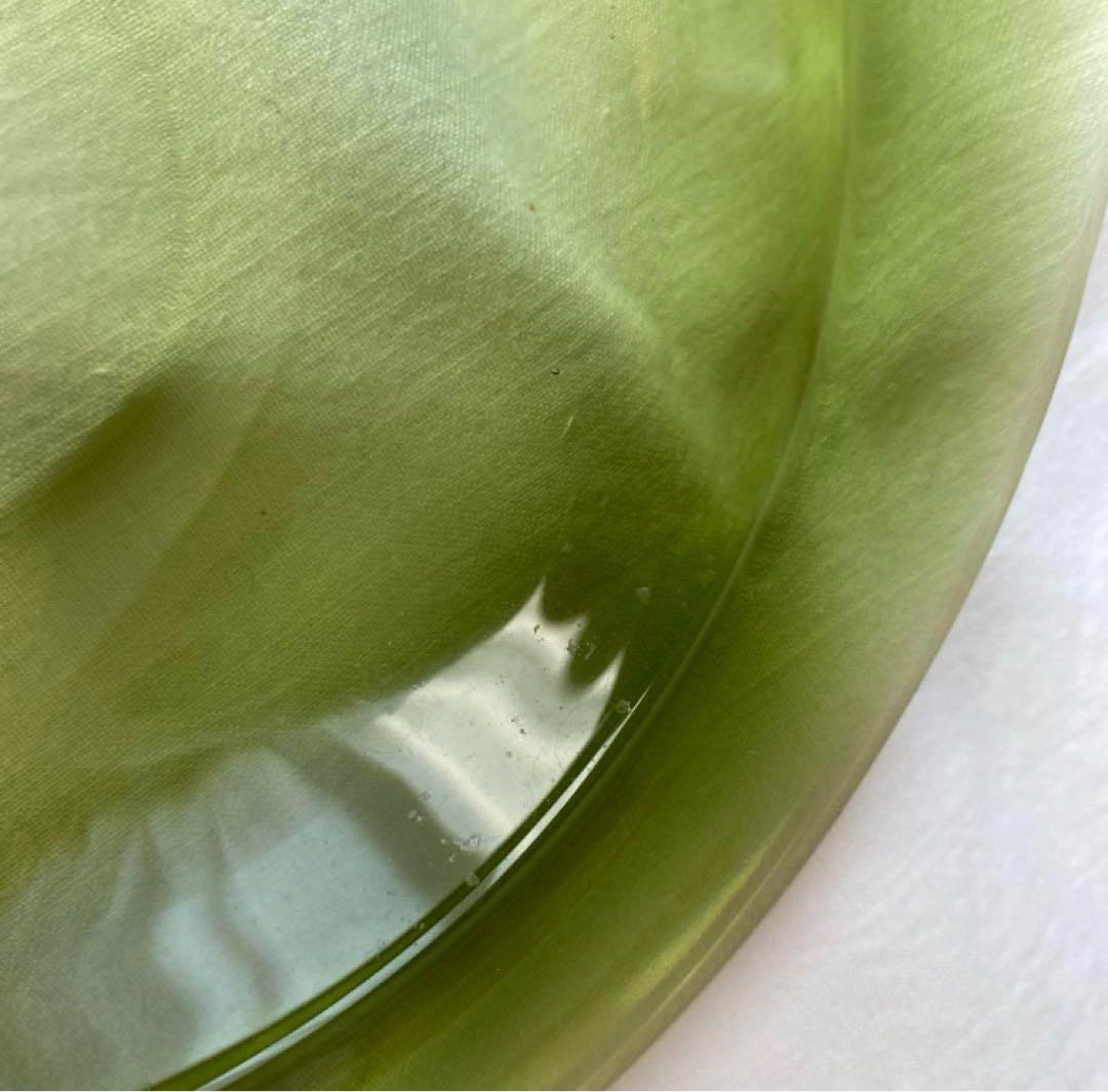 佐々木ガラス 竹内伝治 ガラスボウル 灰皿 2個セット グリーン