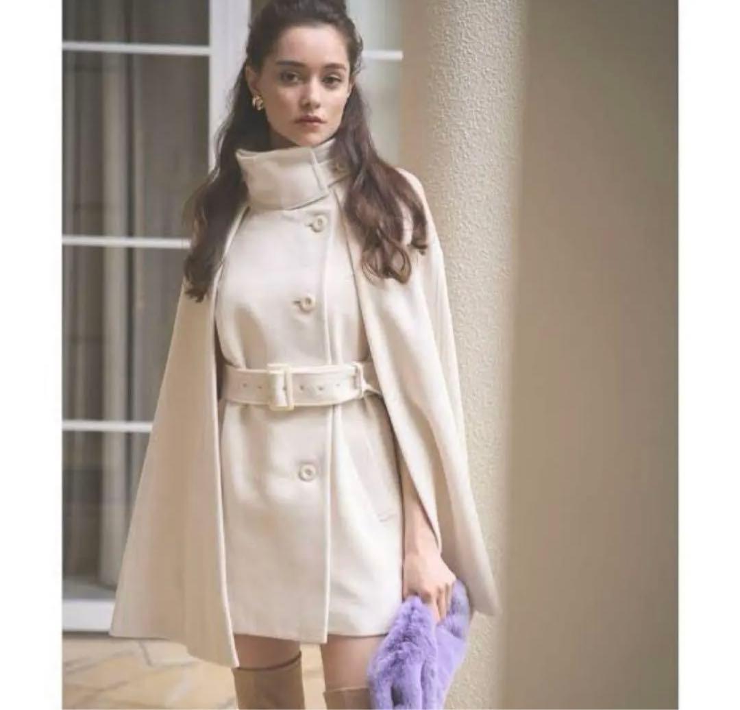  PARTY ♡ ロイヤルパーティー ケープコート オフホワイト