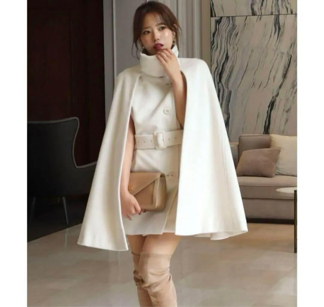  PARTY ♡ ロイヤルパーティー ケープコート オフホワイト