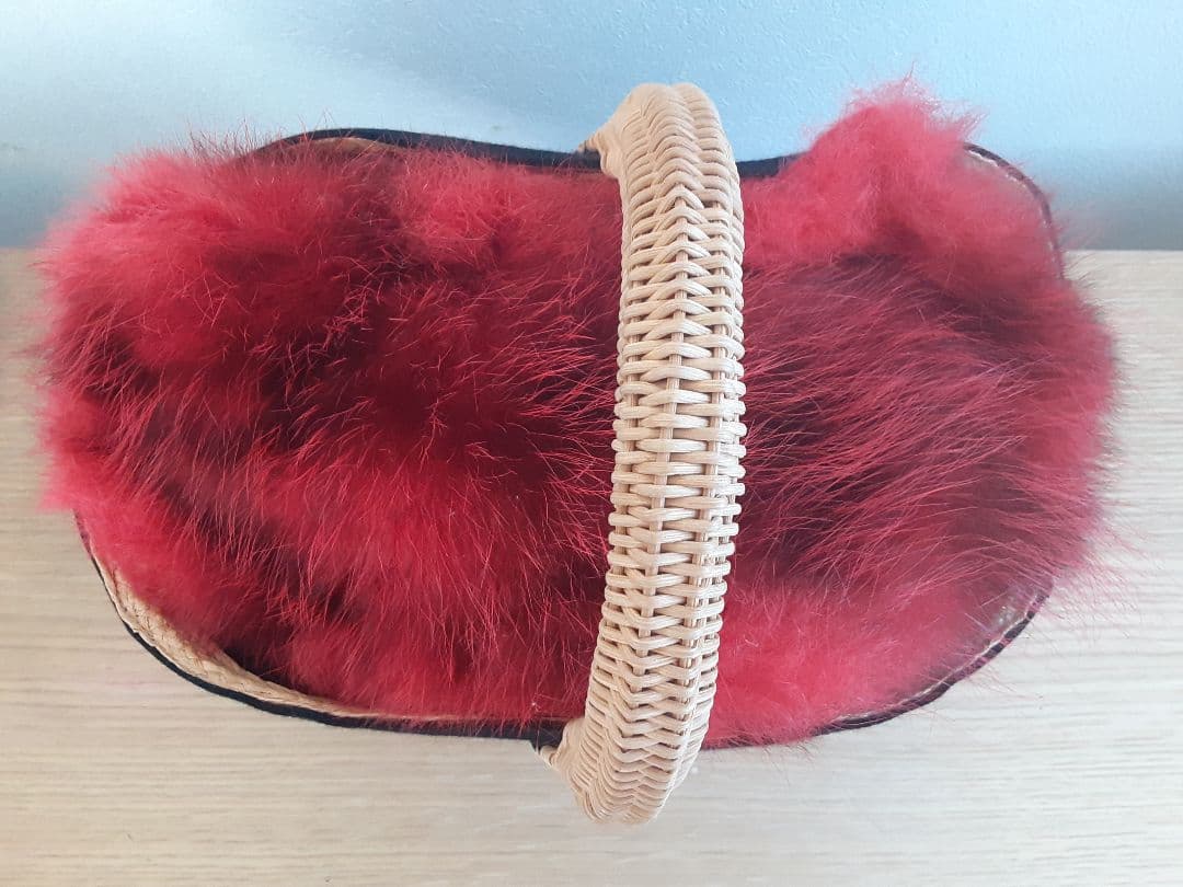 ebagos エバゴスバッグ　フォックスファーつき