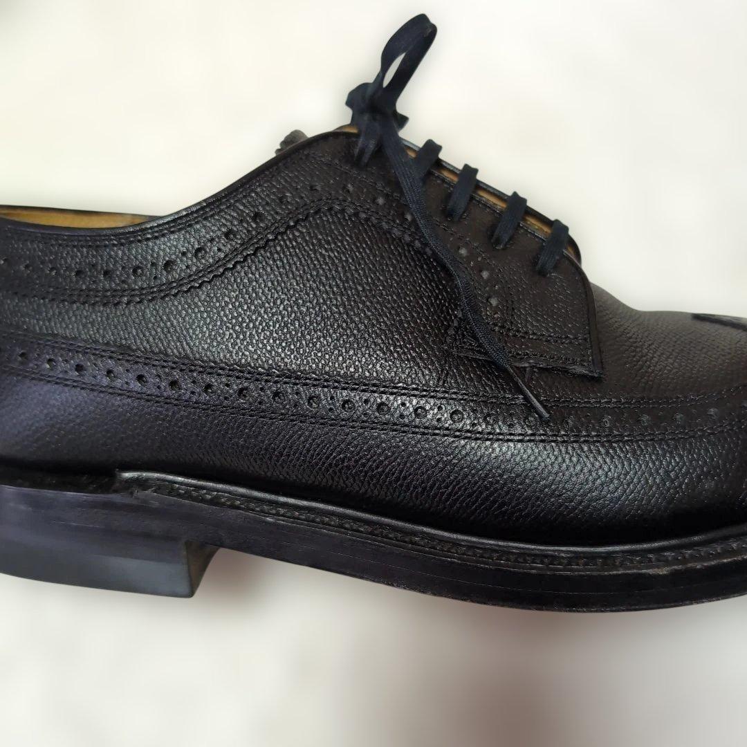 ✧美品【リーガル】インペリアルグレード2235　ウィングチップ黒　25.5EE