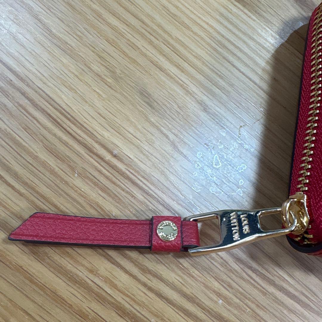 みゆ　様レザー 長財布 レッド