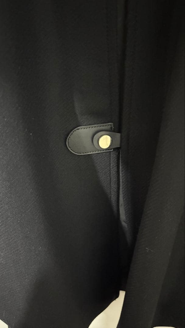 ZARA Manteco ブラックケープコート(M)