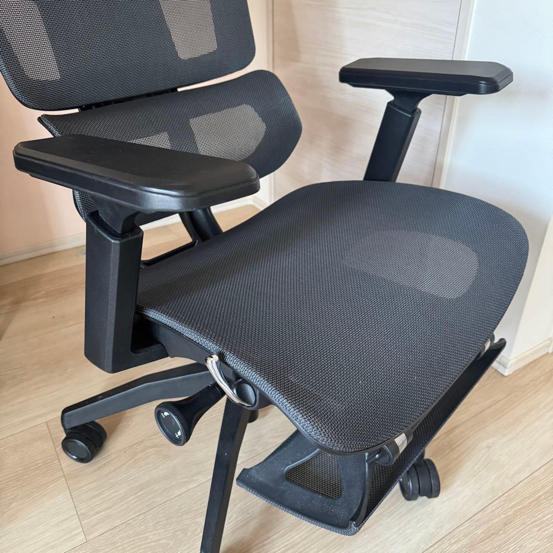 GrowSpica Pro グロースピカプロ　メッシュデスクチェア　ブラック