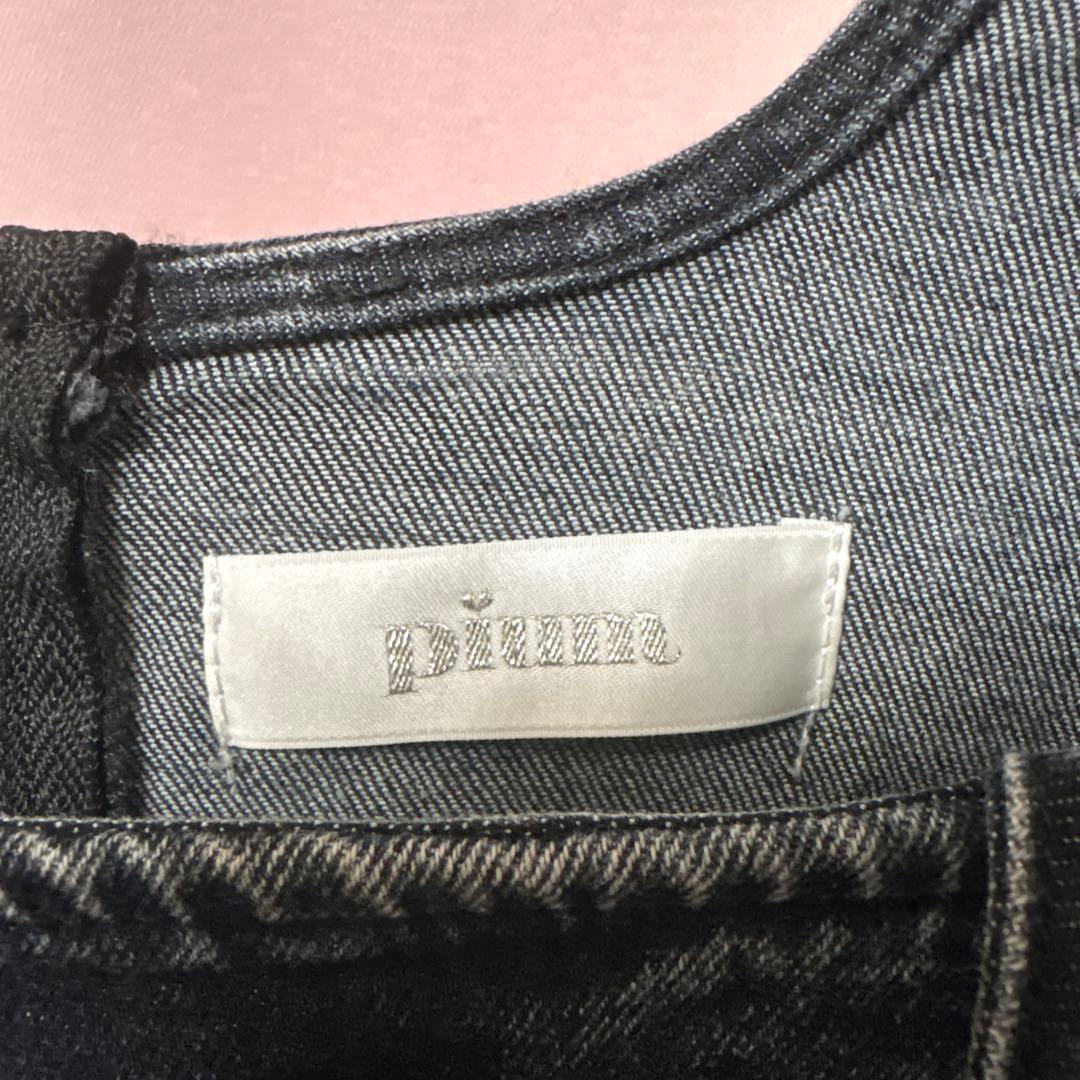 ピウム pium さやぴプロデュースブランド デニムワンピース