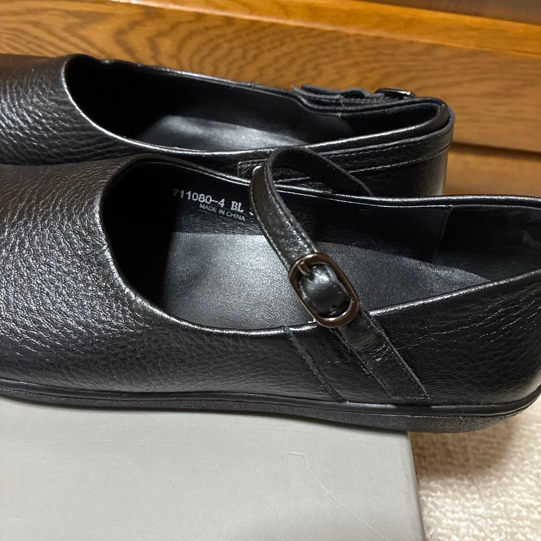 【美品•未使用級】yuko imanishi+ フラットシューズ 黒