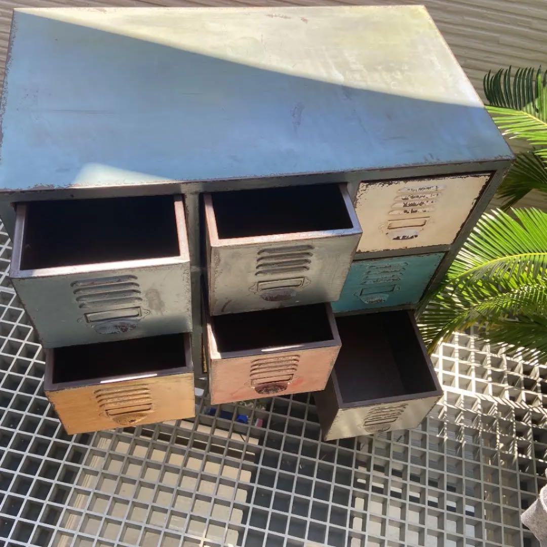 ブリキ製チェストボックス