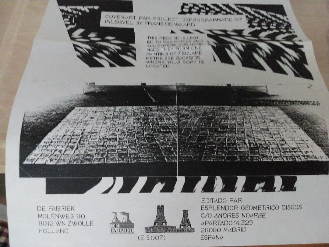 DE FABRIEK．MADE IN SPAIN．