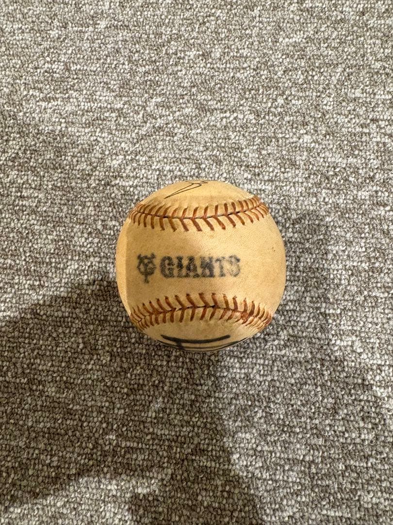 長嶋茂雄　王貞治　寄せ書き直筆サインボール　現役時代