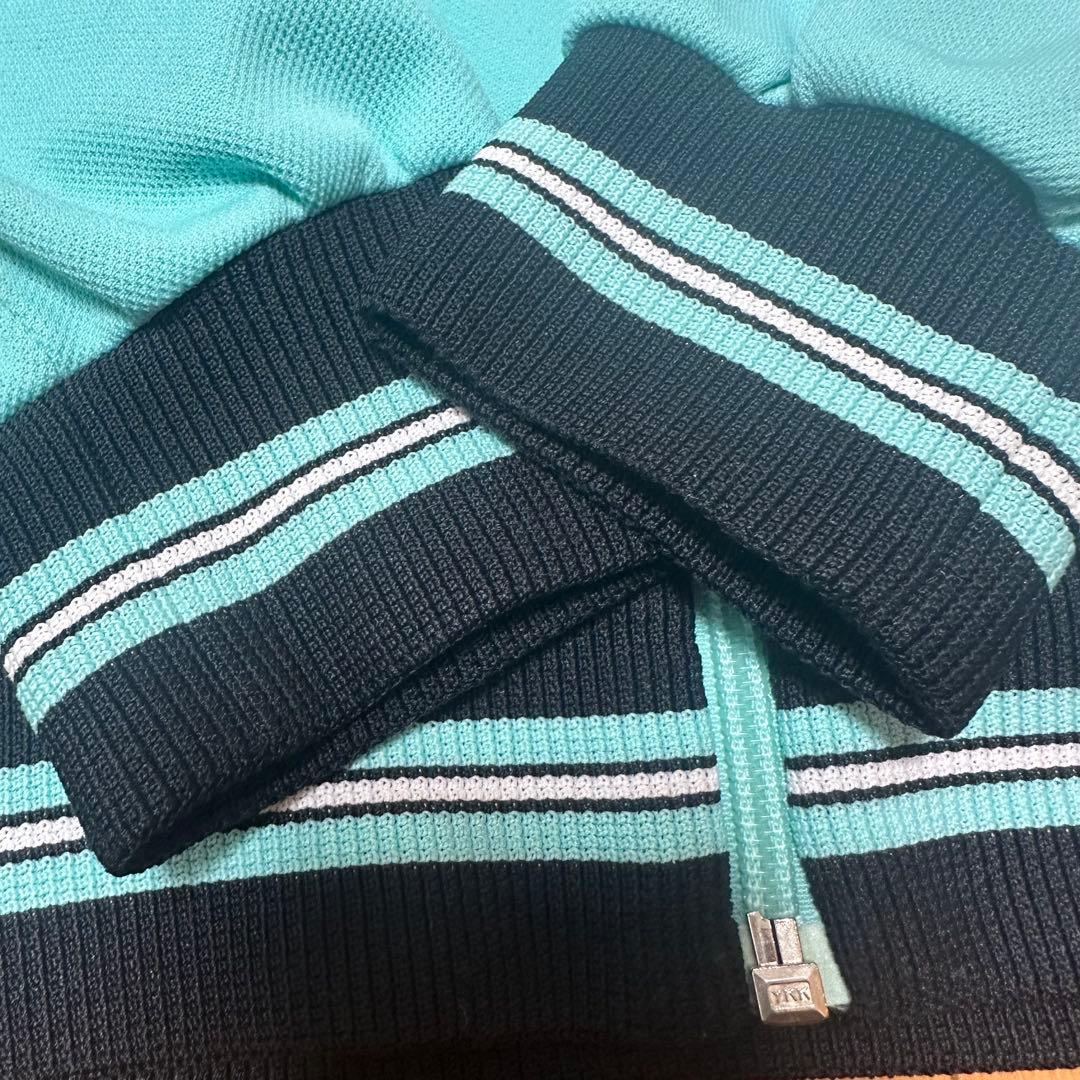 80s old adidas track jacket ティファニーブルー