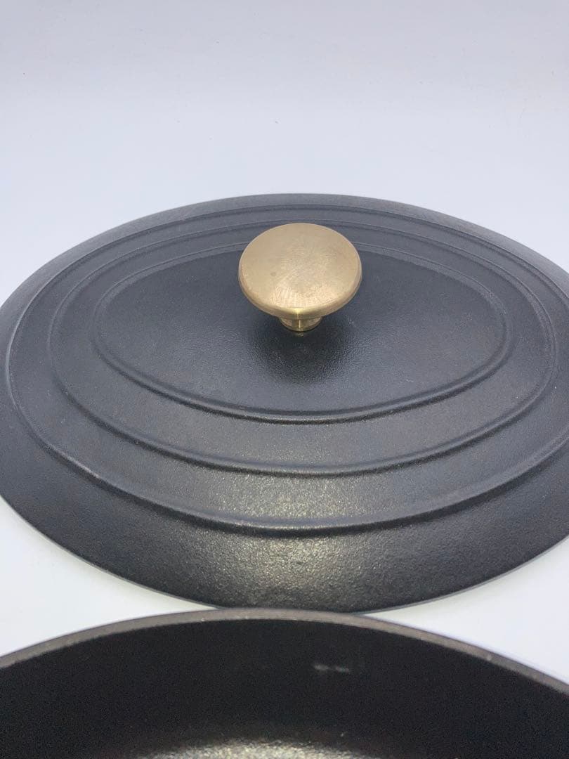 staub ストウブ オーバルホットプレート 23cm ブラック