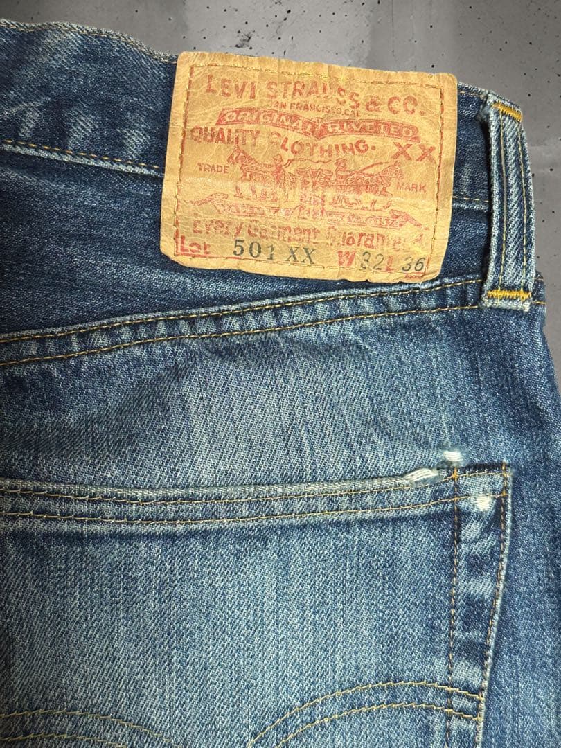 Levi’s 501XX 復刻 バレンシア工場 ボタン裏555 W32 L36