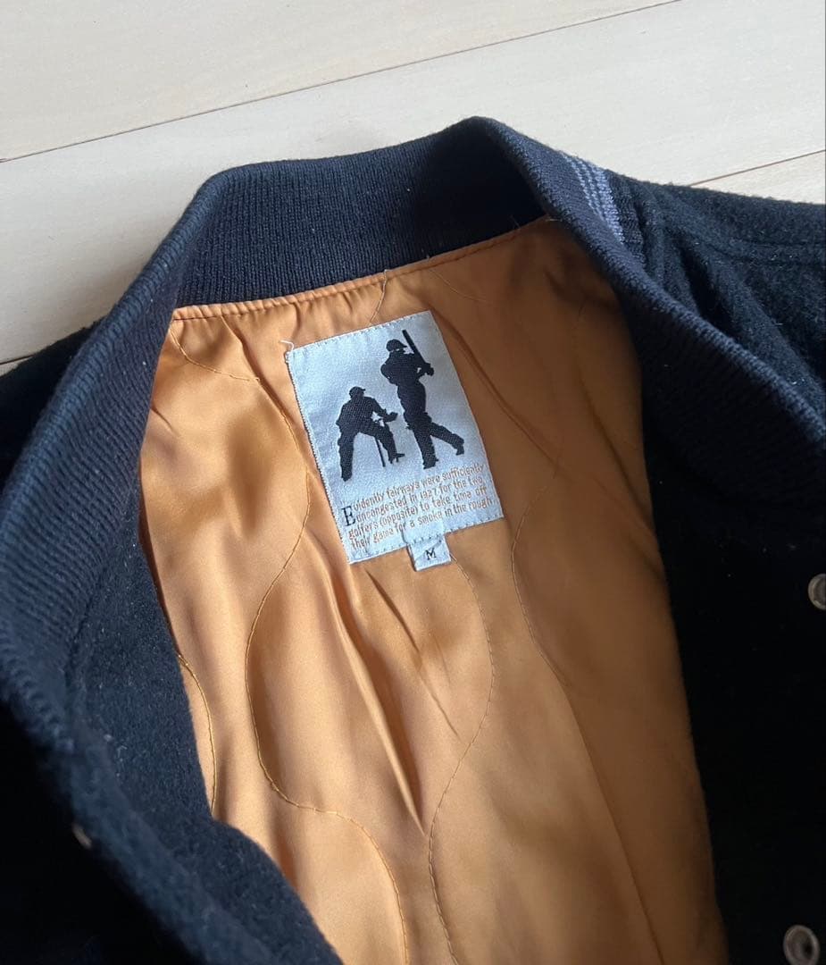 【美品】値下げ交渉可能！古着　スタジャン　ブラック