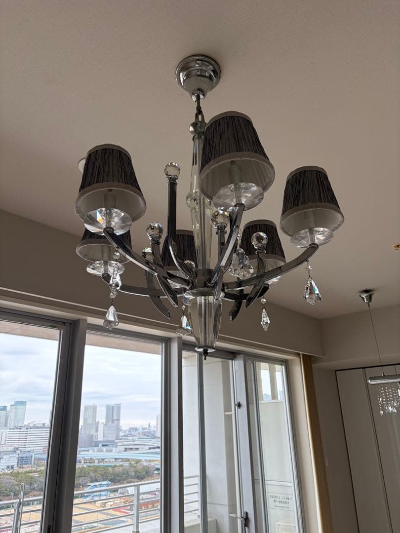 シルバー/グレー シャンデリア