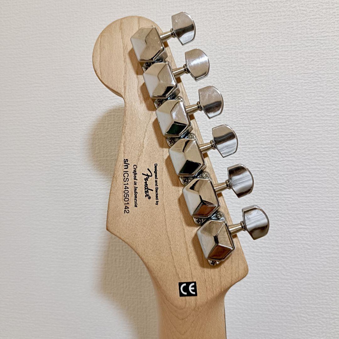 【メンテ済】Squier ストラトキャスター エレキギター本体 サンバースト