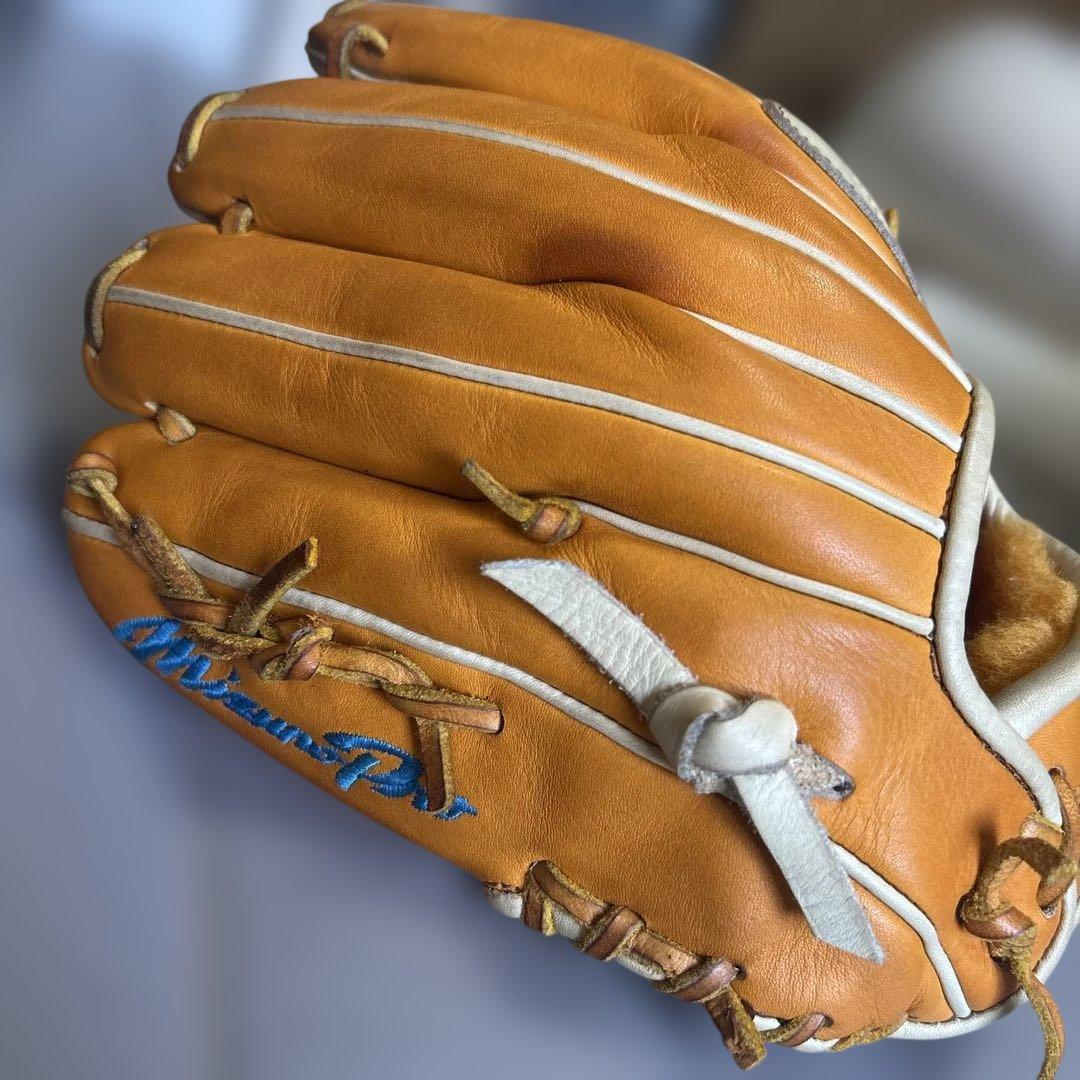 【目立った傷なし】ミズノプロ　内野手用グローブ　少し硬い