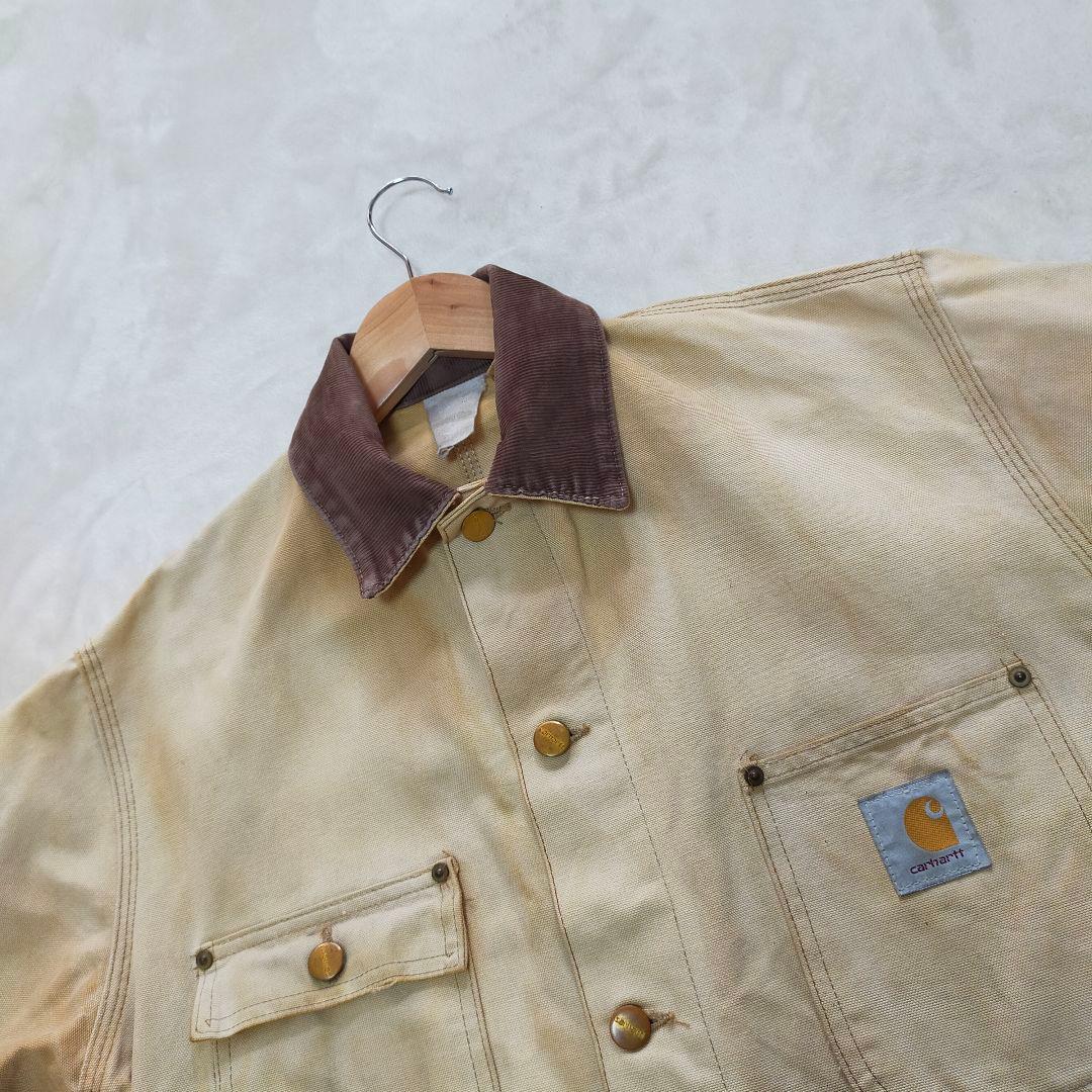 90S　USA製　星タグ　38　裏地なし　カーハート　チョアコート