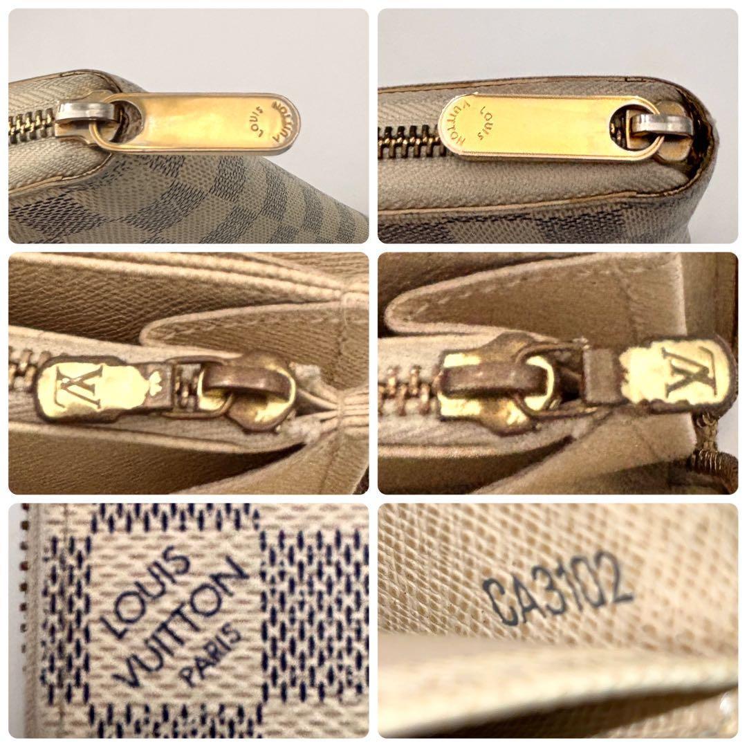 メルボーイ様売約済ルイヴィトン　ダミエアズール　ジッピーウォレット　財布　正規品