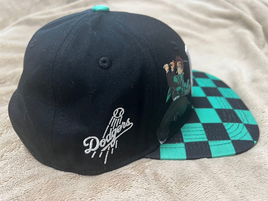 【限定】ドジャース×鬼滅の刃 帽子 2点セット⚾✨新品未使用／LA×炭治郎モデル