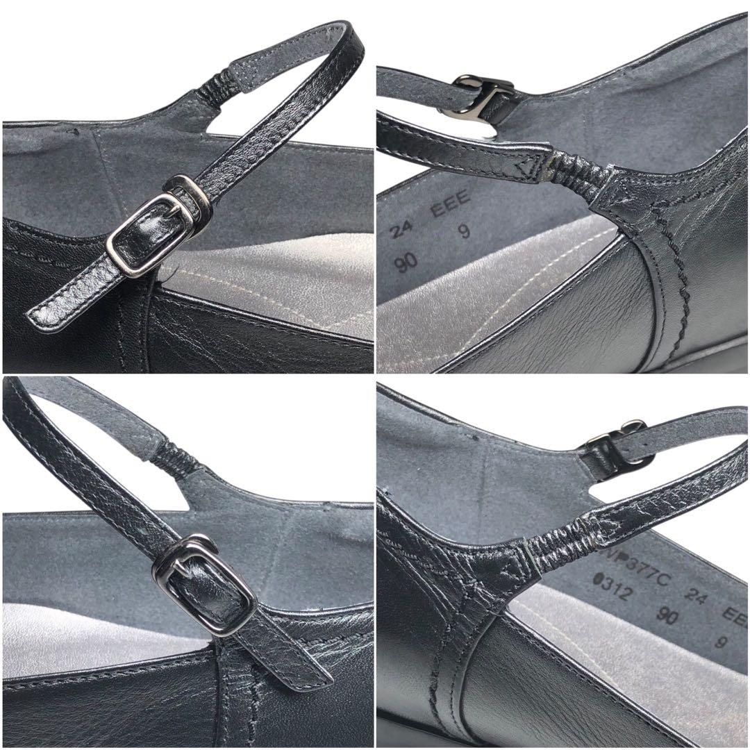 美品 ASICS PEDALA アシックス ペダラ ストラップ パンプス