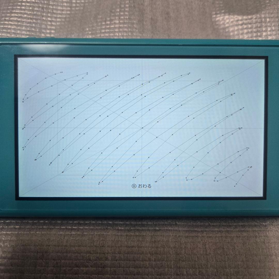 液晶美品 Nintendo switch lite ブルー