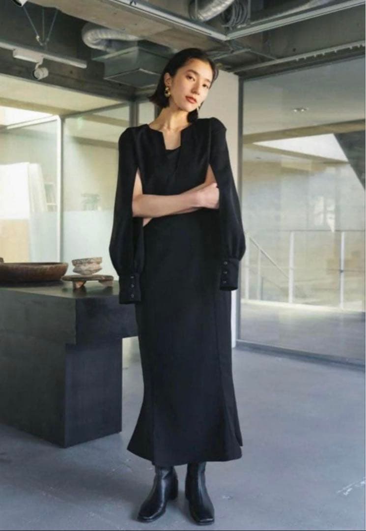 Knuth Marf クヌーフマーフ　ブラックロングドレス