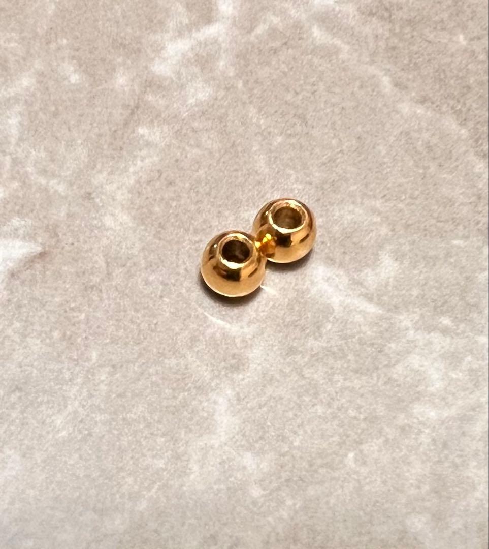 イーグルキャピタルワン　金無垢ビーズ　M 2発　goro's