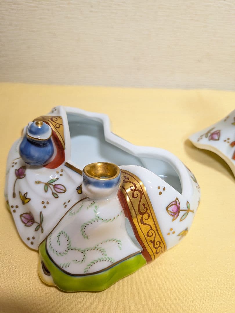 田川啓二　畑萬陶苑　鍋島焼　香炉　La poupee chinoise