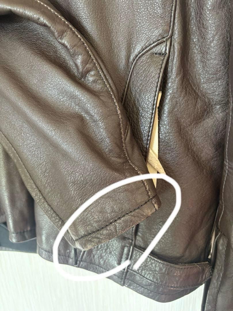 HYOD ブラウンレザージャケット Lサイズ