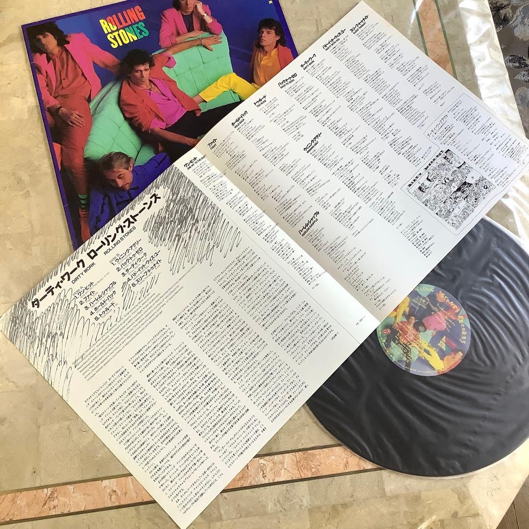 レア非売品!レコード新品! ローリングストーンズ1986年 日本オリジナル