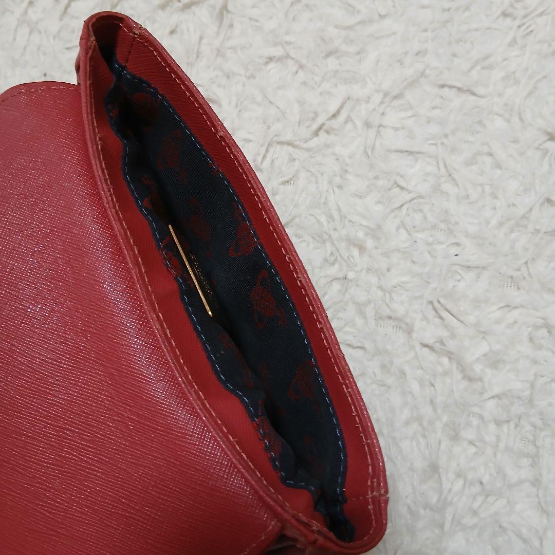 【Vivienne Westwood】オールレザー　ミニショルダーバッグ　レッド