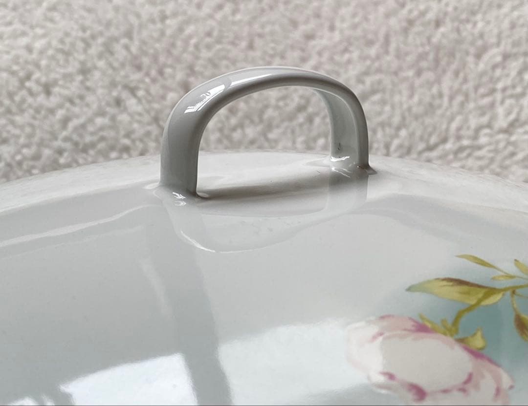 イマン　ポワージュ　ホーロー製蓋付き特大バケツ　ストッカー　目立つ欠け無し❣️