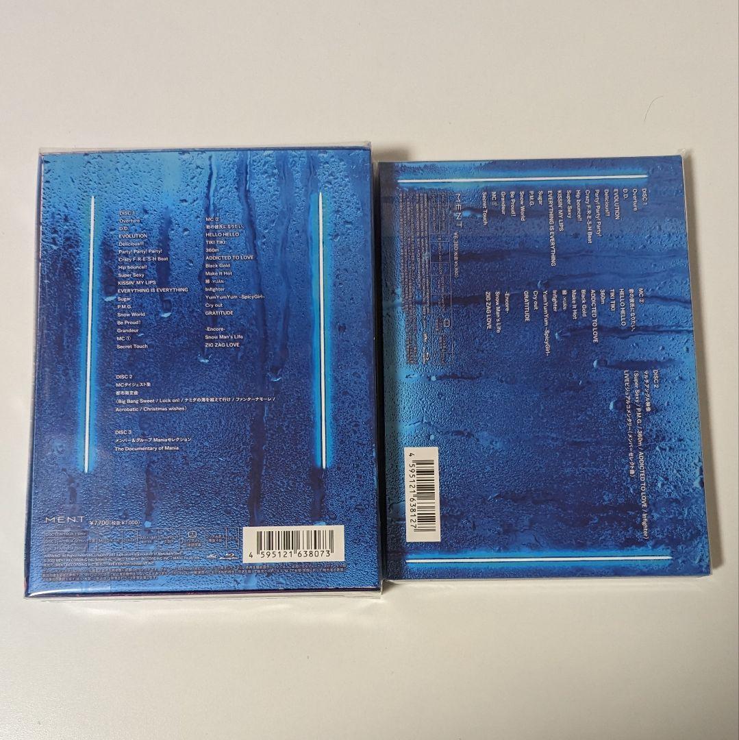 Man LIVE TOUR 2021 Mania 初回限定盤 通常版 ①