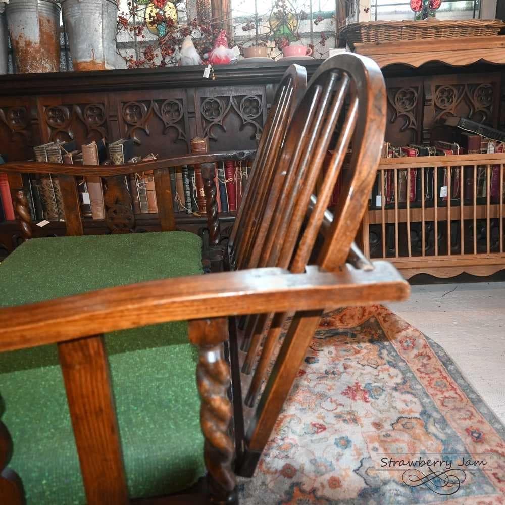 L3710-54 英国アンティーク ソファ ホールベンチ 2人掛け ソファベンチ