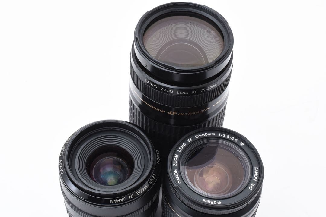 一眼レフカメラCanon EOS 5D Mark IVトリプルレンズセット