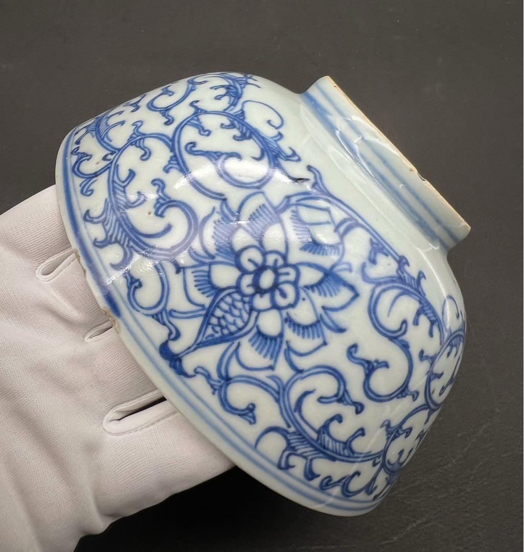 中国美術 古玩 清代 青花大碗 骨董品
