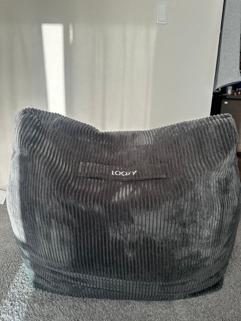 LOOSY 1人掛けビーズソファCharcoal