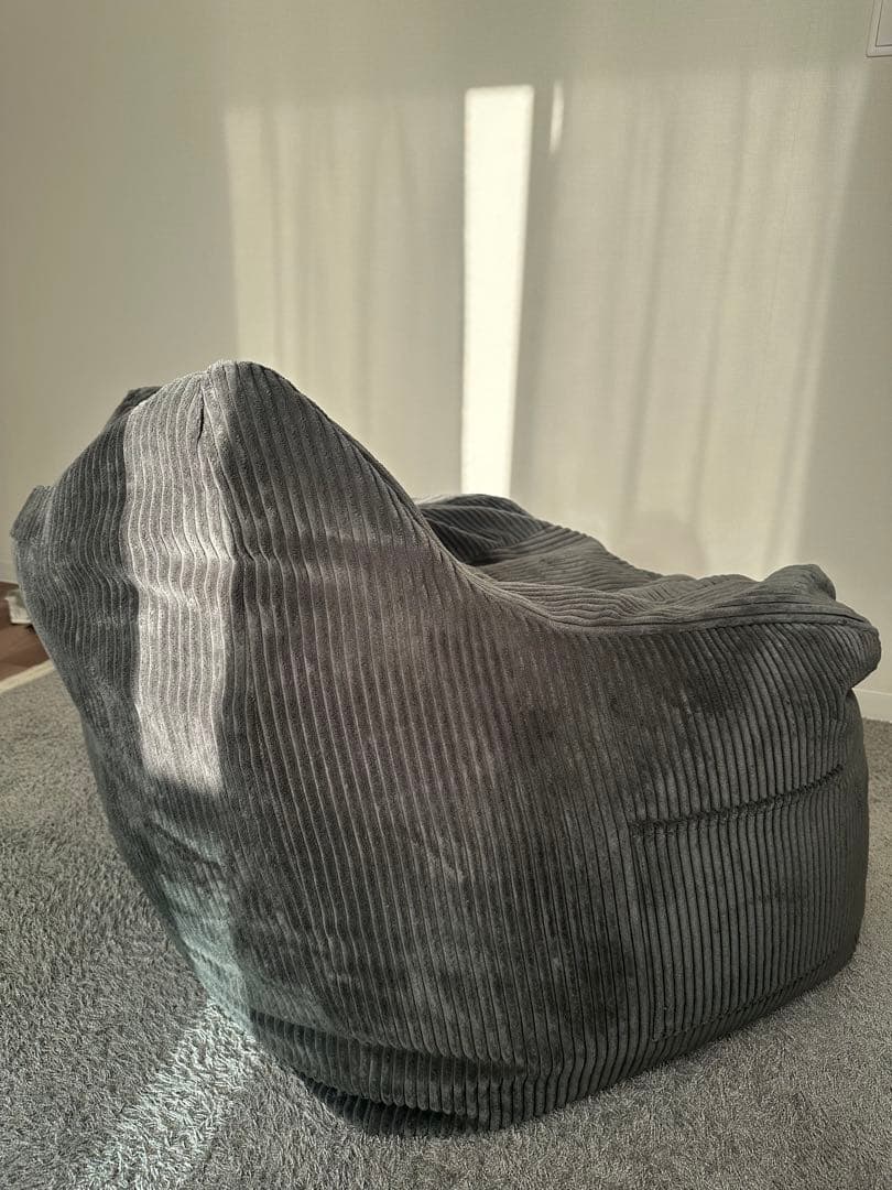 LOOSY 1人掛けビーズソファCharcoal