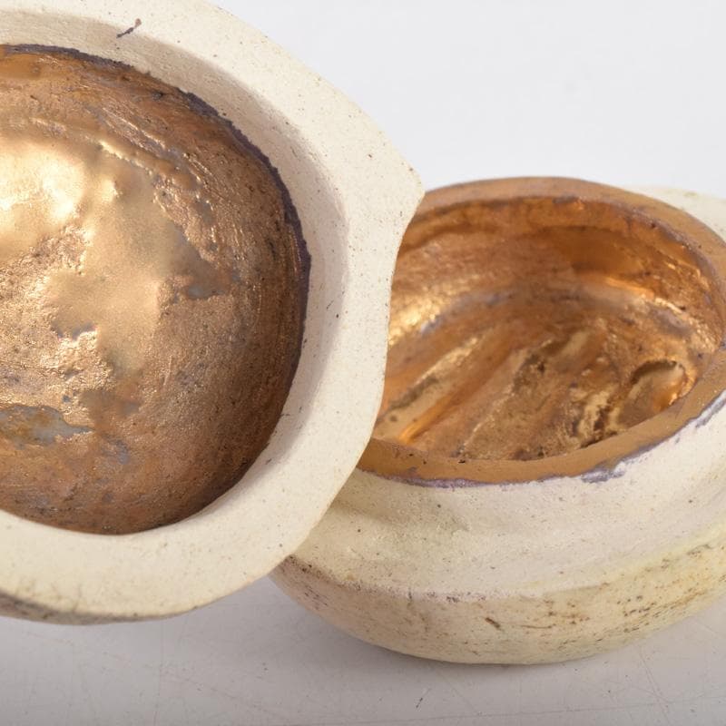 茶道具　白倉窯　伊村彰介作　蕪形　香合　共布共箱　V　8128