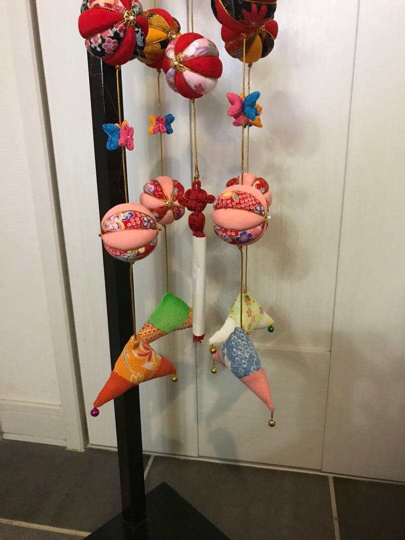 吊るし雛　木目込み　手毬　☆全長110cm以上☆ひな祭り☆