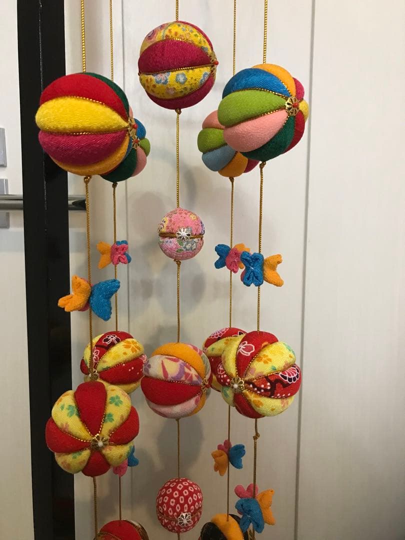 吊るし雛　木目込み　手毬　☆全長110cm以上☆ひな祭り☆