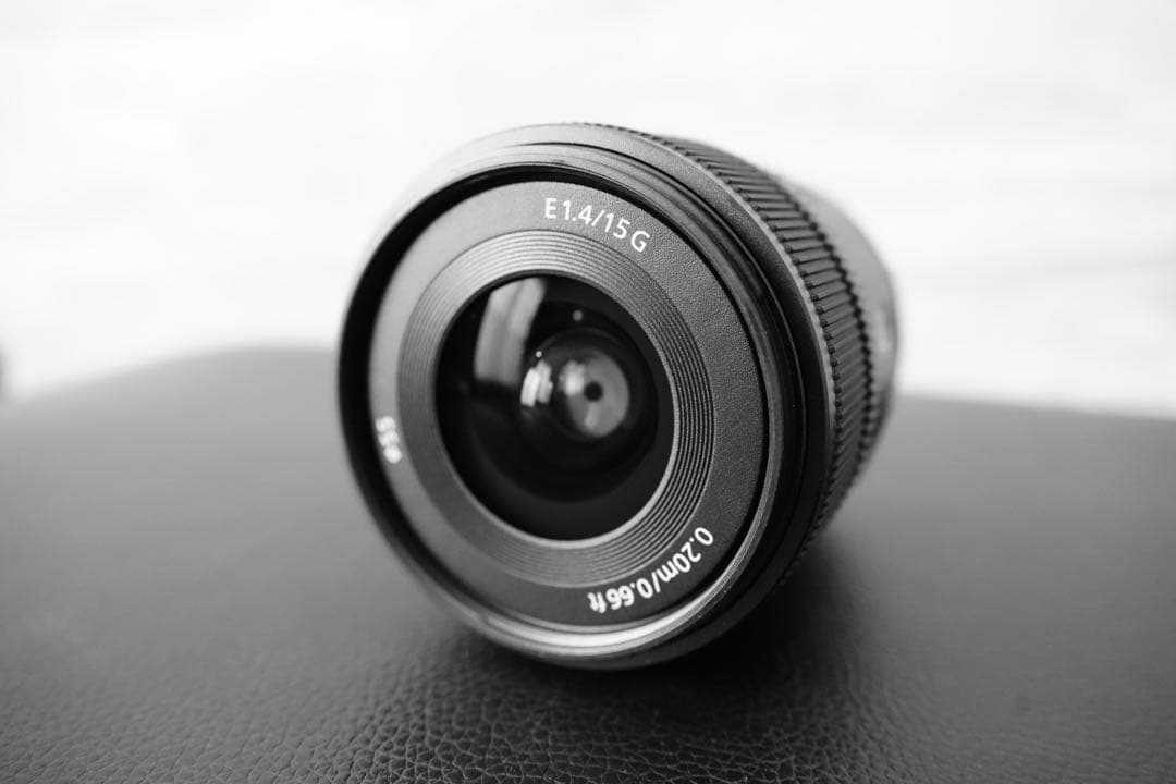【美品】Sony E 15mm F1.4 G SEL15F14G 箱付き