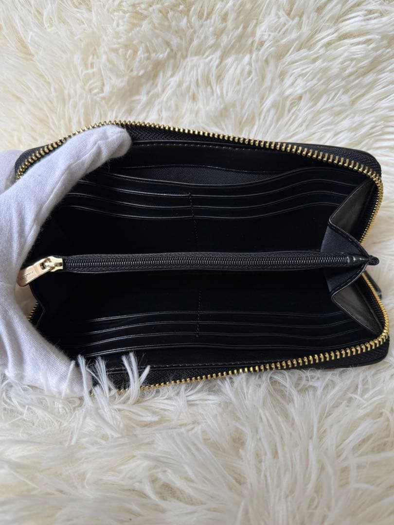 【正規品】COACHシグネチャー ラウンドファスナー長財布 F54630