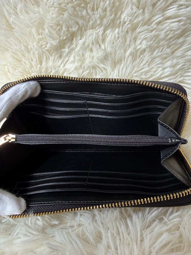 【正規品】COACHシグネチャー ラウンドファスナー長財布 F54630