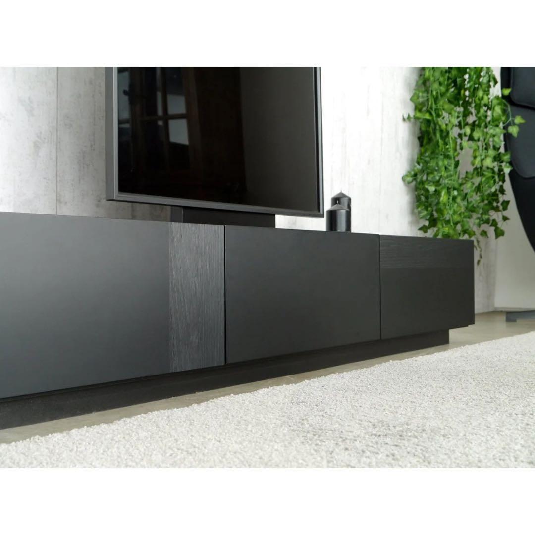 ⭐︎美品　【GART】テレビ台　ローボード　シンプル　スタイリッシュ　黒　170