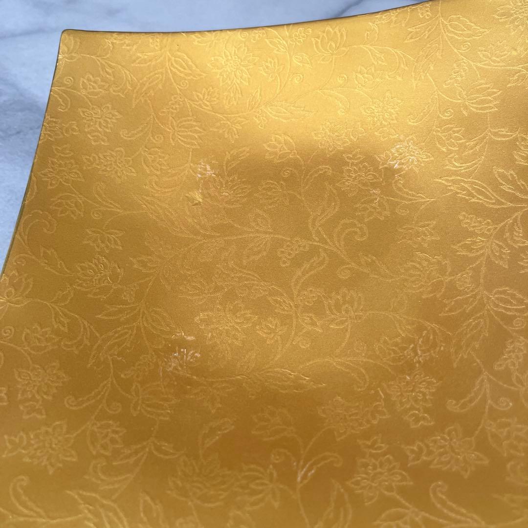 STUDIO 010 Ninja 21cmスクエアプレート ゴールド4枚　未使用