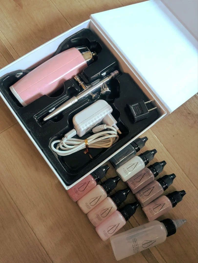 ￥35,300新品エアブラシ&リキッドコーラルセット+白黒リキッドセット