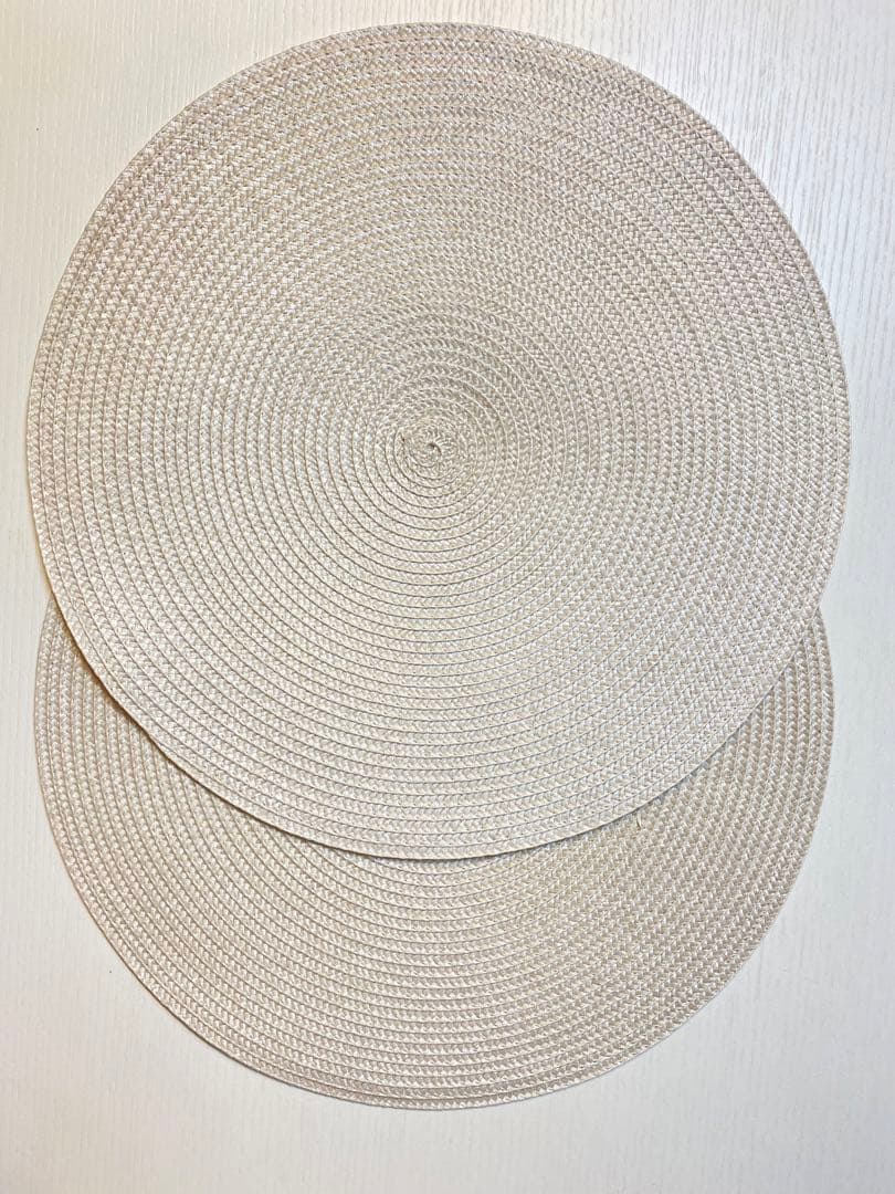 kgka✨円形ランチョンマット（各2枚）8色セット/プレート2枚