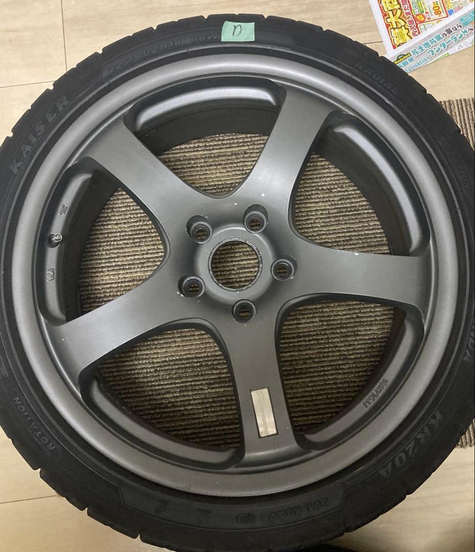 専用18インチホイール 114.3 +タイヤ225/40/R18 4本